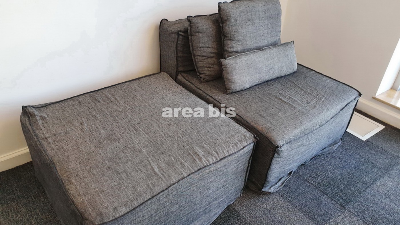 Sofa gris oscuro, 1 cuerpo Código U150-0019