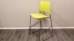 Silla alta verde