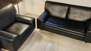 Sofa cuero 1 cuerpo